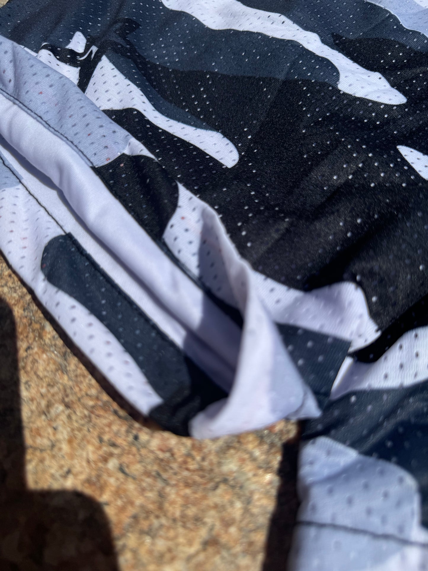 Star camo mesh shorts